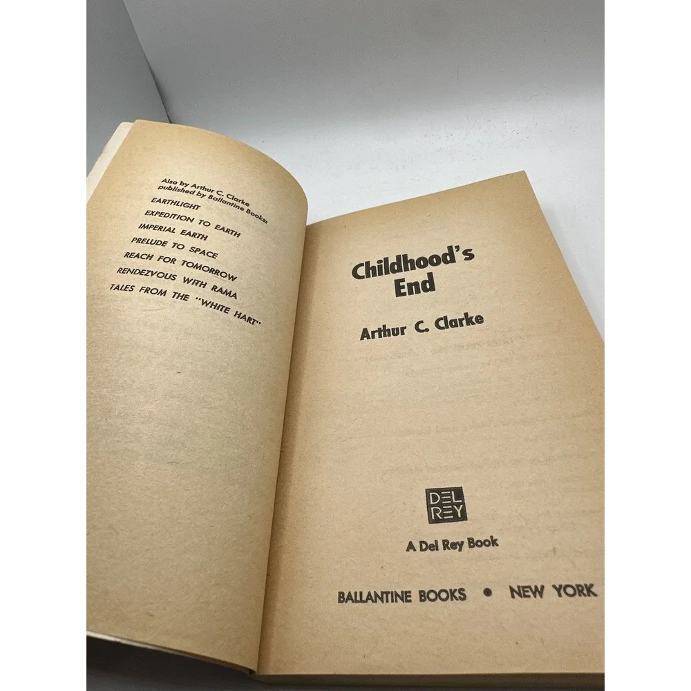Childhood's End Book Arthur‎ C. Clarke (1980, Vintage Science Fiction Paperback)